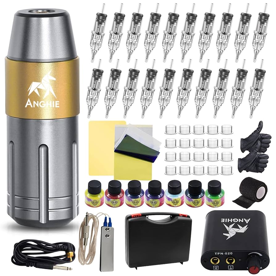 Amazon | Anghie タトゥーマシンキット プロフェッショナル